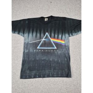Liquid Blue Mens T-Shirt Pink Floyd Dark Side of the Mood Medium Vintage